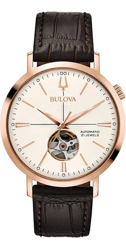 Bulova Men's Classic Automatic Aerojet Strap Watch With