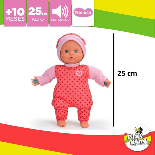 Nenuco Bebe 25 Cm Cuerpo Blando 3 Funciones Playking