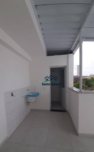 Cobertura Com 2 Dormitórios À Venda, 92 M² Por R$ 440.000,00 - Vila Scarpelli - Santo André/sp - Co0575