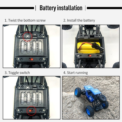 Auto Control Remoto 4x4 Rock Crawler Todoterreno