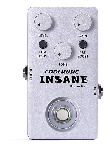 Coolmusic C-di01 Insane Distortion Pedal De Distorsión De . Color Blanco
