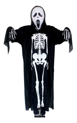 Disfraz De Halloween Esqueleto Esqueleto Fantasma Ropa