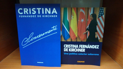 Pack 2 Libros Cristina Kirchner | Sinceramente - Politica Ex