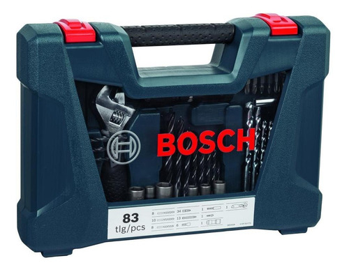 Imagem 2 de 6 de Kit De Pontas E Brocas Em Titânio Bosch V-line 83 Peças