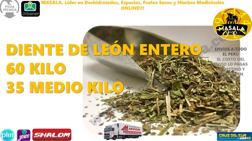 Diente De León Entera Y En Polvo Delivery Todo Lima Bcp Yape
