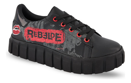 Sneaker Casual In74085x Rbd Bicolor Multicolor Rebelde