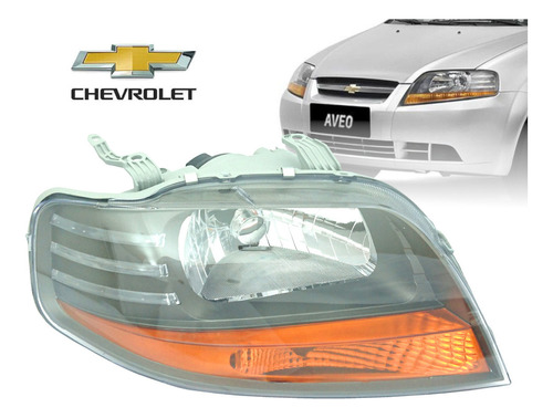 Faro Derecho Para Chevrolet Aveo 2008