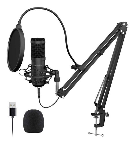 Imagen 4 de 9 de Kit Microfono Condenser Profesional Usb Pc Estudio Stream