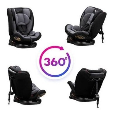 Imagen 2 de 5 de Butaca De Auto P/bebé Monaco 360ª C/isofix 0-36 Kg Mega Baby