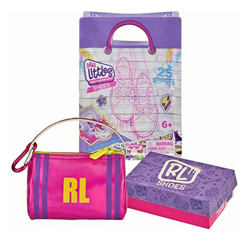Real Littles Microzapatillas Coleccionables Y Bolso Con