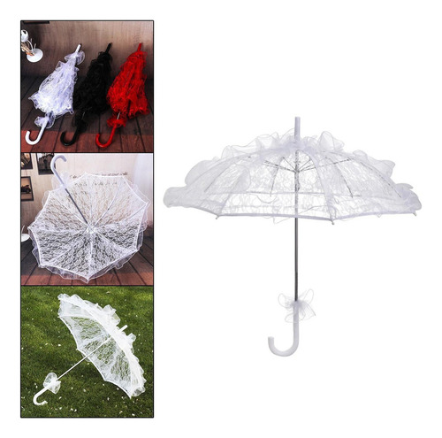 Accesorios Para Fotos Bailando Paraguas Decoración Blanco