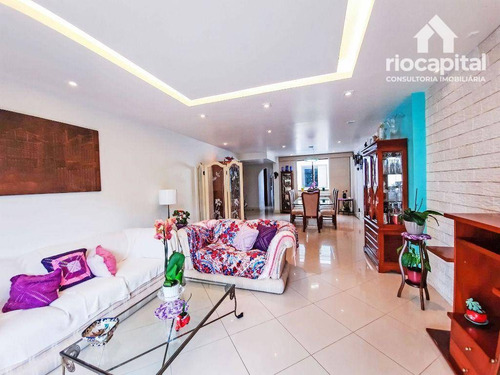 Imagem 5 de 30 de Cobertura Com 5 Quartos À Venda, 400 M² Por R$ 3.450.000 - Barra Da Tijuca - Rio De Janeiro/rj - Co0227