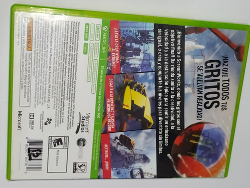Longaniza Games ... Xbox 360 Scream Ride (Usado)