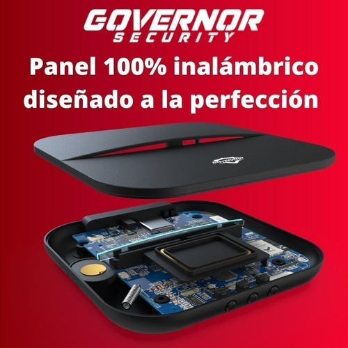 Panel De Alarma Gv-safe300 Kit-13 Blanco Barrera Infrarroja
