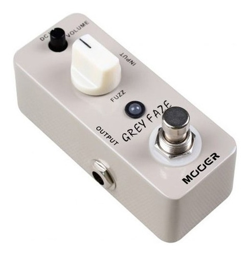 Pedal P/ Guitarra Fuzz Mooer Grey Faze Vintage Fuzz Cor Cinza