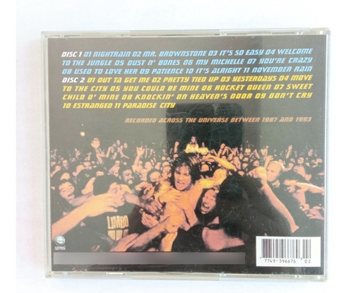 Guns N Roses Live Era 87-93 Cd Canada Slash (Usado)