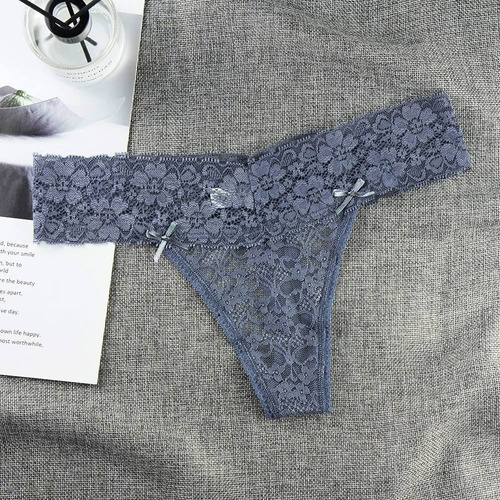 6 Piezas De Encaje Talla Grande G String Mujer Bragas Ropa I