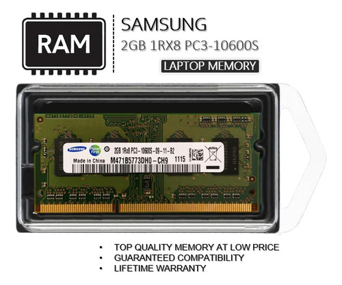 2gb Ddr3 1333mhz Single Rank 1.5v 204-pin Laptop Memory