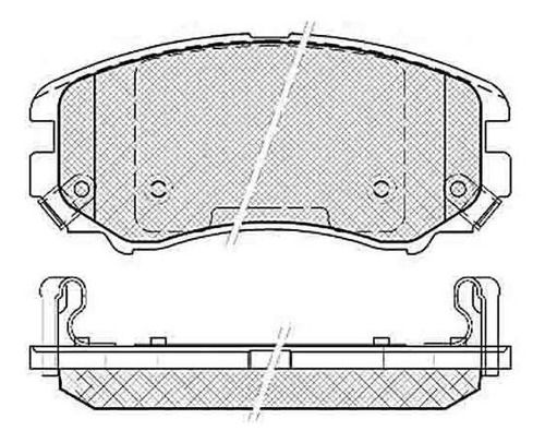 Pastilla De Freno Para Sportage I 2.0-2.7 16 V Crdi 4wd 0