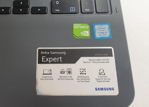 Notebook Samsung Expert X40 - 2018