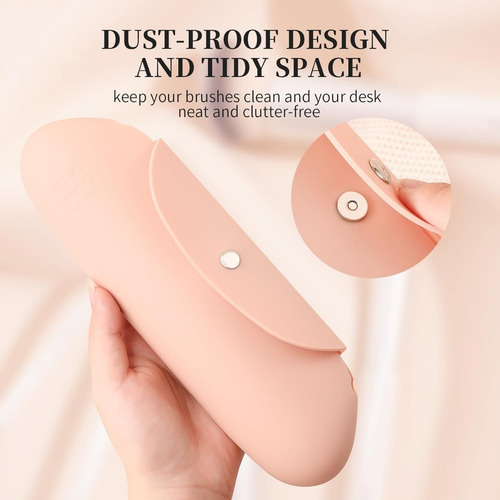 Estuche De Viaje Para Brochas De Maquillaje, 1 Unidad, Organ
