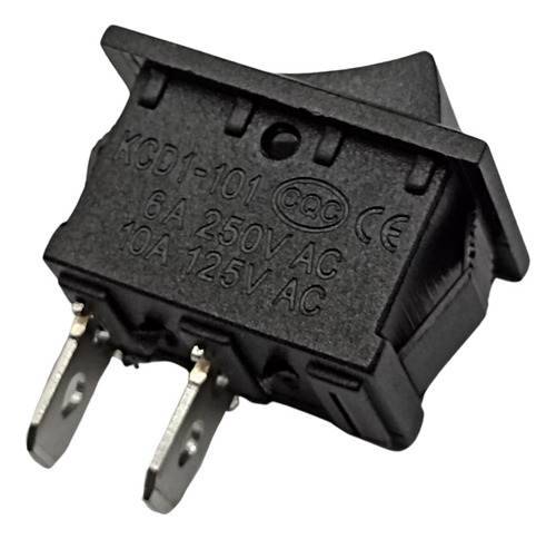 Switch Boton Interruptor Kcd1 2 Pines, 125v, 6a (100 Piezas)