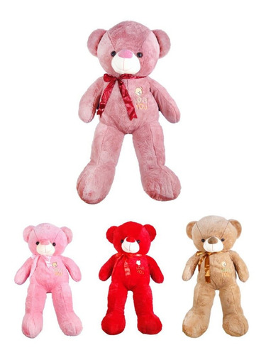 Peluche Oso Para Niños Y Niñas Infantil 100 Cm - 4 Colores