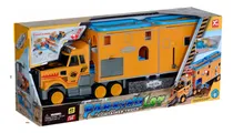 Comprar Parking Con Pista Mega Baby Autos Container Truck Luz Sonido Color Amarillo