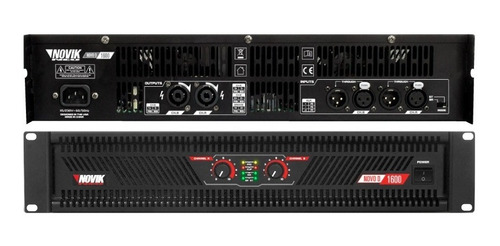 Amplificador De Potencia Novik Novo D1600 Digital 750+750