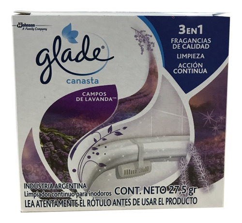 Glade Canasta Solida Full Fragancias 27,5 Gr X 3 Un