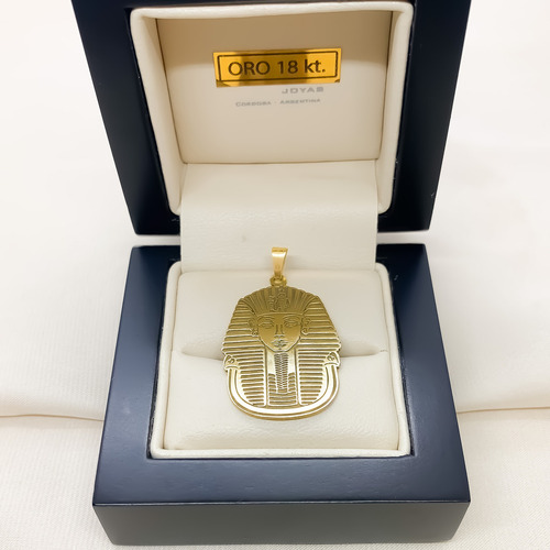 Dije Faraón Egipcio Oro 18k Macizo