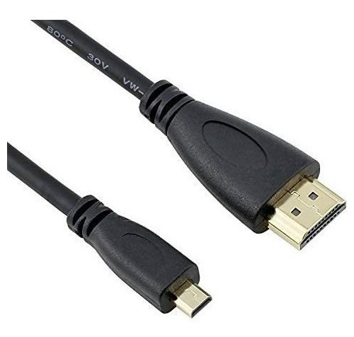 Cable Micro Hdmi A Hdmi De Repuesto Para Gopro Hero5/4/3/3+