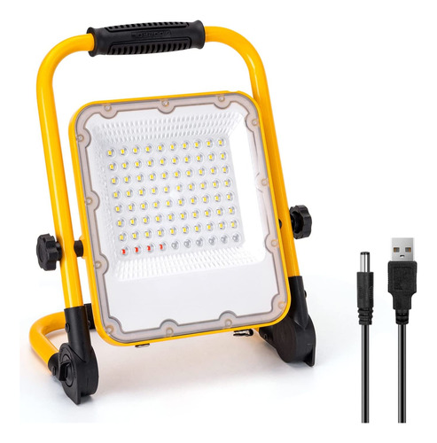 Luz De Trabajo Recargable 30 W 1000 Lm Luces De Trabajo Led 