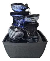 Comprar Fuente De Agua Chica Deco 4 Cascadas Torres Led 19cm Zn Ct