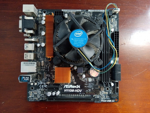 Combo Asrock H110m-hdv R3.0 Y Procesador Intel Core I3 7100