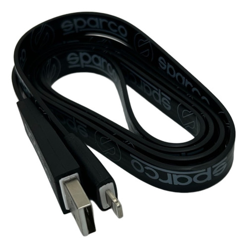 Cable Usb Para iPhone Sparco 1 Metro Color Negro