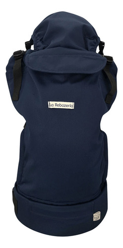 Portabebé Ergonómico Gabardina Lisa La Rebozería Nukú Color Azul Marino