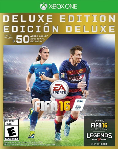 Xbox One - Fifa 16 Deluxe Edition - Físico Original U