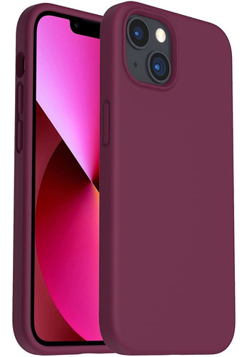 Funda De Silicona Ornarto Para iPhone 13 6.1 (7p3s)