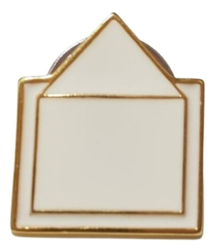 Pin Broche Botton Aprendiz Maçom Avental Branco