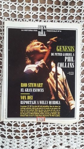 Rock & Roll La Historia Viva Phil Collins N° 8 Revista Gente