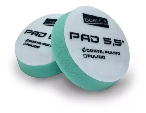 Pad De Espuma Verde 5,5  Doble A Corte Pulido