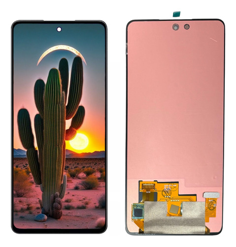 Pantalla Para Samsung A52 4g 5g S/ Marco Super Amoled Huella