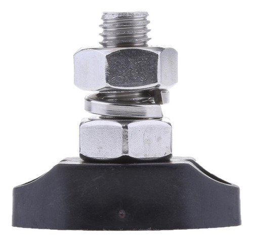 Bloque De Conexiones Poste De Potencia Negro 8mm Rojo
