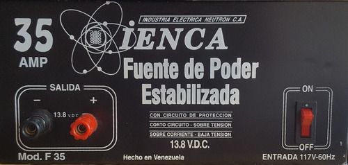 Fuente De Poder 13.8v / 35 Amp Operativa