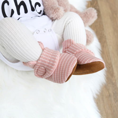 Cuna En D Shoe, Unisex, Con Estampado De Rayas, Suave Y Suav