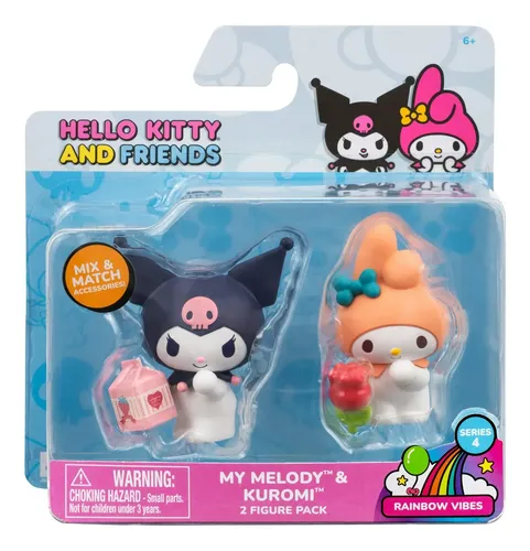 Kit My Melody E Kuromi Hello Kitty Friends Rainbow Vibes | Frete
