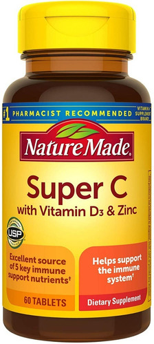 Nature Made Complejo Inmune Super C 60 Tabletas