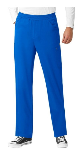 Pantalón Clínico Hombre Tens Azul Rey 5429a  Wonderwink Aero