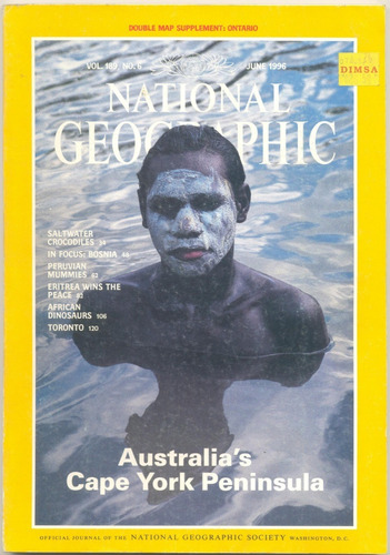 Revista Nat Geo En Inglés Edición De Junio De 1996